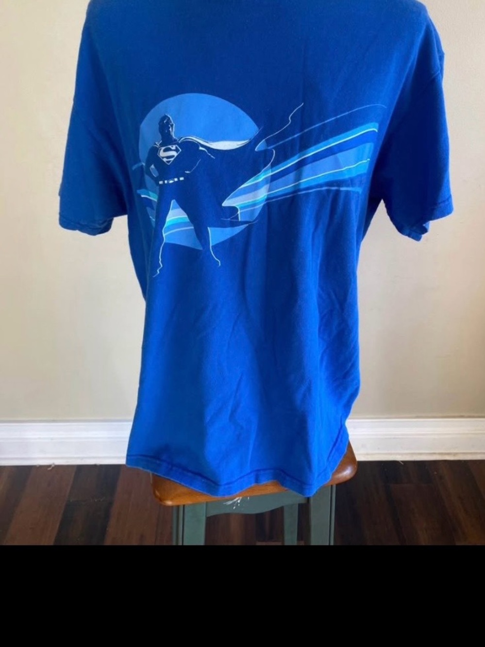 2003 Blue Superman Graphic Tee